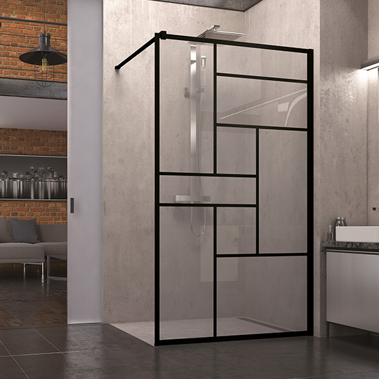 Bera cosina - aménagement salle de bain - dans une petite salle d'eau avec wc - la douche