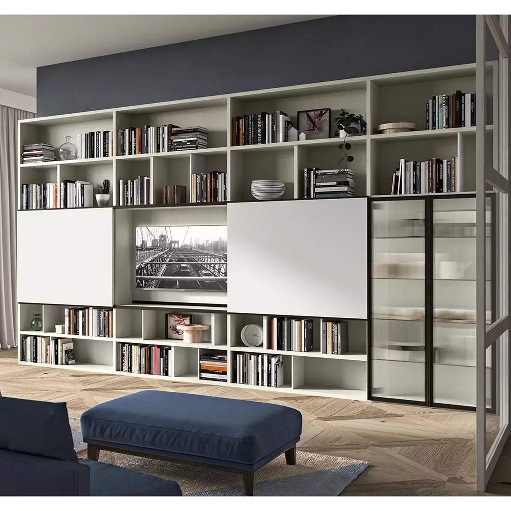 bera cosina - bibliothèque pour meuble télé
